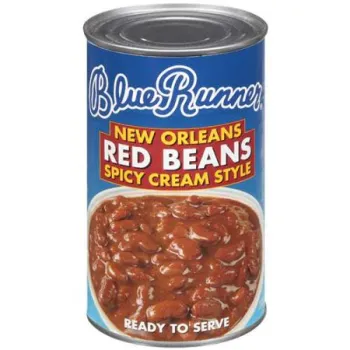 Blue Runner New Orleans Spicy Cream Style Red Beans 27 oz