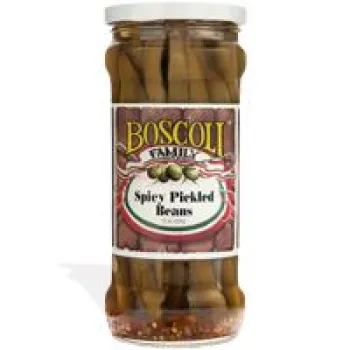 Boscoli Pickled Beans - Spicy 12 oz CLOSEOUT Boscoli Pickled Beans - Spicy 12 oz CLOSEOUT