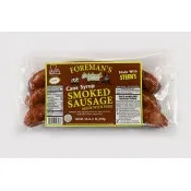 Foreman's Cane Syrup Smoked Sausage 16 oz Foreman's Cane Syrup Smoked Sausage 16 oz