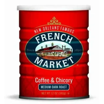 French Market Creole Roast Coffee & Chicory – Medium-Dark Roast 16 oz Can