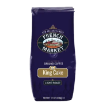 French Market Coffee King Cake 12 oz