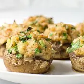Hebert's Specialty Meats Stuffed Mushrooms Hebert's Specialty Meats Stuffed Mushrooms