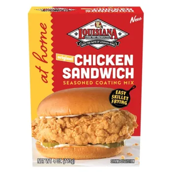 Delicious homemade chicken sandwich using At Home Mix