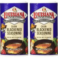 Louisiana Fish Fry Cajun Blackened Seasoning 2.5 oz Pack of 2