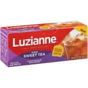 Luzianne Family Size Iced Sweet Tea Bags 22 count