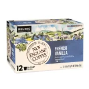 New England Coffee French Vanilla Single Serve 12 Count Box New England Coffee French Vanilla Single Serve 12 Count Box