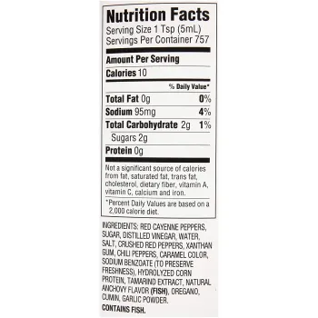 TryMe Tiger Sauce 1 gallon Case