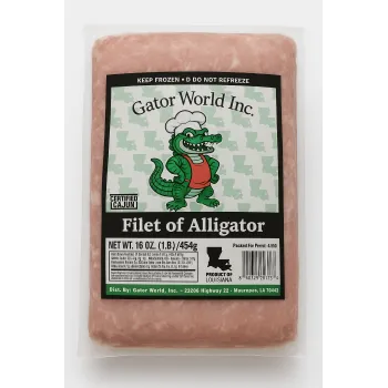 Alligator Tenderized Fillets 16 oz
