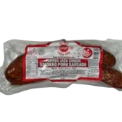 Best Stop Pepper Jack Smoked Pork Sausage 14 oz