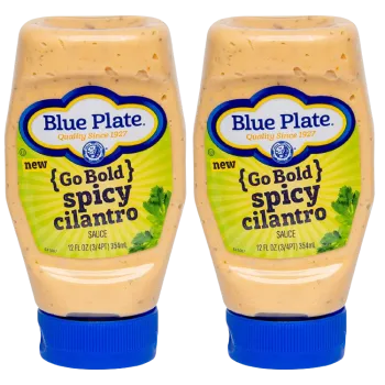 Blue Plate Spicy Cilantro Squeeze 12 Oz Pack of 2