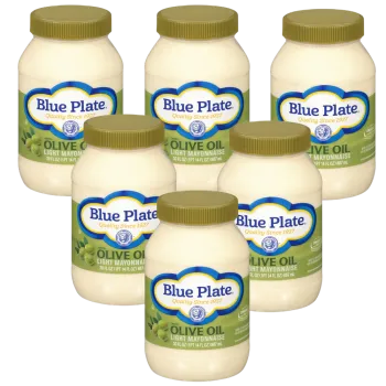 Blue Plate Olive Oil Mayonnaise 30 oz Pack of 6