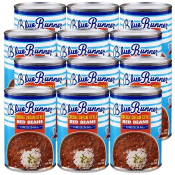 Blue Runner Creole Red Kidney Beans 16 oz - 12 Pack