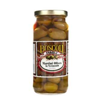 Boscoli - Martini Olives in Vermouth 16 oz.