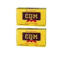 CDM Dark Roast Coffee & Chicory (Auto Drip) 13 oz Brick Pack of 2