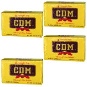 CDM Dark Roast Coffee & Chicory (Auto Drip) 13 oz Brick Pack of 4