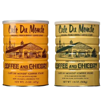 Cafe Du Monde Coffee and Chicory and Decaf Blend Bundle