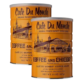 Cafe Du Monde Coffee with Chicory, 15-Ounce (Pack of 2)