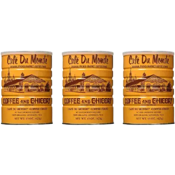 Cafe Du Monde Coffee Chicory, 15-Ounce Pack of 3