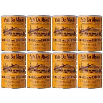 Cafe Du Monde Coffee and Chicory 15 oz Pack of 8
