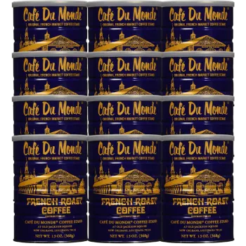 Cafe Du Monde French Roast Coffee 12 Pack