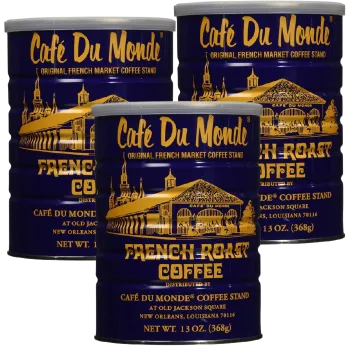 Cafe Du Monde French Roast Coffee 13 oz - 3 Pack
