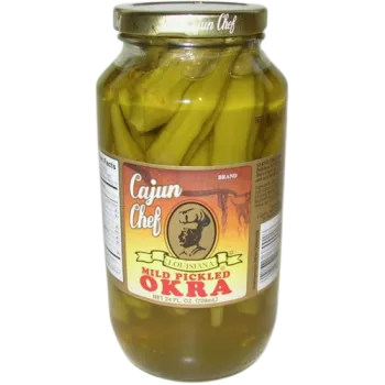 Cajun Chef Mild Pickled Okra 24 oz