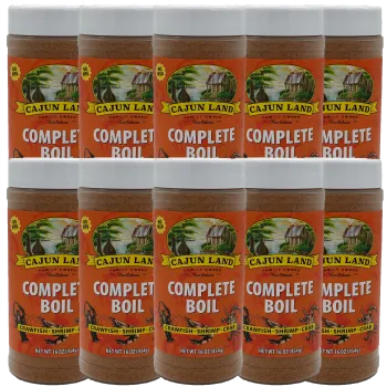 Cajun Land Complete Boil 16 oz - Pack of 10