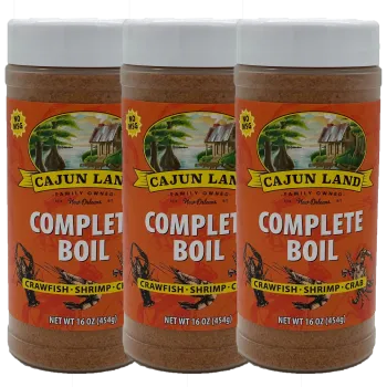Cajun Land Complete Boil 16 oz - Pack of 3