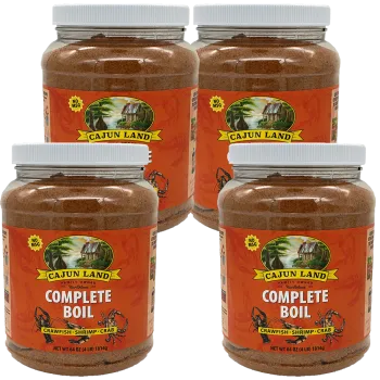 Cajun Land Complete Boil 64 oz Pack of 4