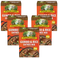 Cajun Land Gumbo & Rice Mix 7 oz Pack of 5