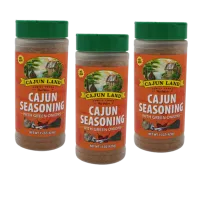 Cajun Land Cajun Seasoning with Green Onions 15 oz Pack of 3