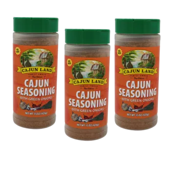 Cajun Land Cajun Seasoning with Green Onions 15 oz Pack of 3