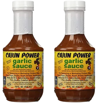 Cajun Power Garlic Sauce 16 oz Pack of 2
