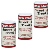Cajun Power Sweet Treat Cinnamon Sugar with Pure Vanilla 8 oz Pack of 3