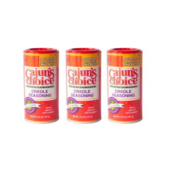 Cajun's Choice Creole Seasoning 3.8 Oz - Pack of 3