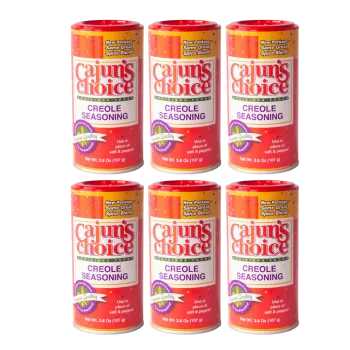 Cajun's Choice Creole Seasoning 3.8 Oz - Pack of 6