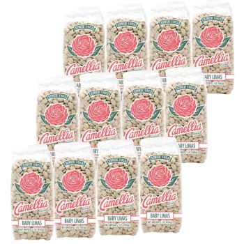 Camellia Brand Dry Baby Lima Beans 1lb - 12 Pack