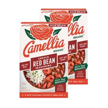 Camellia Creole Red Bean Seasoning Mix Twin Pack