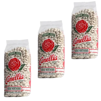 Camellia Brand Dry Great Northern Beans 1lb - 3 pack