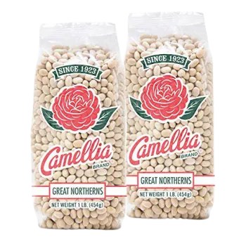 Camellia Brand Dry Great Northern Beans 1lb - 2 pack