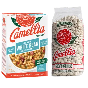 Camellia Great Northern Beans & White Bean Seasoning Kit