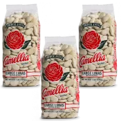 Camellia Brand Dry Large Lima Beans 1lb pack of 3