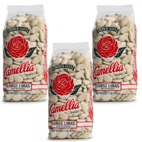 Camellia Brand Dry Large Lima Beans 1lb pack of 3