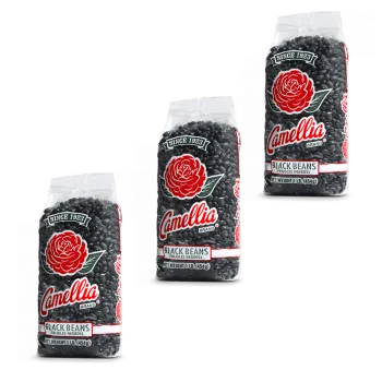 Camellia Black Beans 1lb - 3 Pack