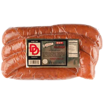 Double D Hot Smoked Sausage 48 oz