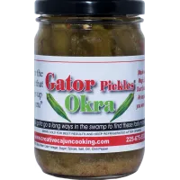 Gator Pickled Okra 14.5 oz. Jar