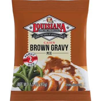Louisiana Fish Fry Cajun brown gravy mix
