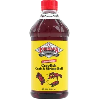 Louisiana Fish Fry Crawfish Crab & Shrimp Boil Liquid 16 oz