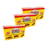 Louisiana Fish Fry Boil-n-a-Bag 3 oz. Crawfish, Shrimp & Crab Boil Pack of 3