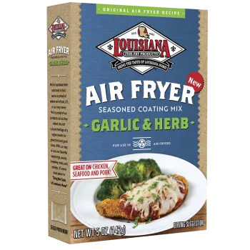 Louisiana Fish Fry Air Fryer Garlic & Herb Coating Mix 5 oz